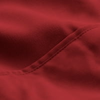 Голо Начало микрофибър 5-парче черен червен Утешител, Червен лист комплект двулицево легло в чанта, пълен хл
