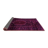 Ahgly Company Indoor Square Persian Pink Traditional Area Rugs, 6 'квадрат