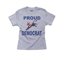 Горда демократична икона на демократичната политическа партия Памук Младежката сива тениска