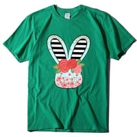 Levmjia върхови ризи за жени плюс размери разстояние великденски зайче за зайче мъже и жени свободни големи размери с къси ръкави тениска