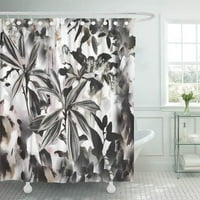 Замъгляване оставя стилизиране акварелни стрехи петна завеса за душ
