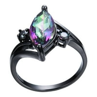 keusn Zircon ретро цветни бижута пръстен gema вечен годежен сватбен пръстен w