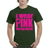Нормално е скучно - Мъжки тениска с къс ръкав, до мъже с размер 5xl - нося розово за чичо си