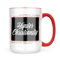 Neonblond Classic Design Hipster Christianity Mug Подарък за любители на чай за кафе