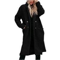 Hueook топли жилетки за жени плюс размер цип мода дълъг ръкав ежедневен пуловер солиден топъл зимно женско палто
