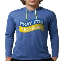 Cafepress - Молете се за тениска с дълъг ръкав на Украйна - риза с качулка