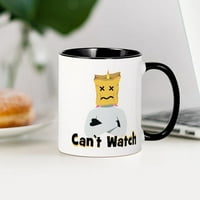 Cafepress - Emoji Unicorn не може - оз керамична чаша - чаша за чаена чай за новост кафе