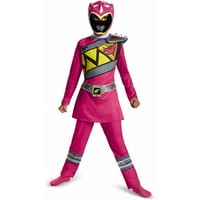 Маскирайте класическите силови рейнджъри на момичетата Dino Charge Pink Ranger костюм - 7-8