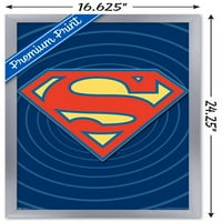 Комикси - Супермен - Класически плакат за стена на лого, 14.725 22.375