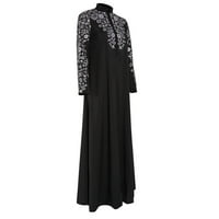 Жени рокли Кафтан арабски джилбаб абая дантелена рокля макси рокля
