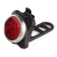 Акумулаторна Светлина за велосипеди комплект ярки предни фарове предни и задни светодиодни велосипедни светлини с кабели за велосипеди Бяло червено