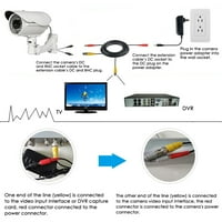 Бу 150фт Черно БНК видео захранващ кабел за камера кабел СДС-в СДС-В4040