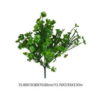 Изкупен Св. Патрикс дневна зеленина fau детелина декорации цветя листо четири зеленина декор листа фалшив пълнител