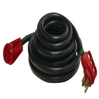 Valterra A10-5050EH Mighty Cord Amp удължителен кабел W дръжка - 50 ', червено