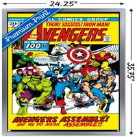 Marvel Comics - Avengers Wall Poster, 22.375 34 Framed