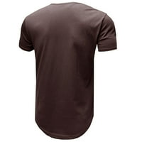 Корашан Графичен Тийс мъжки ежедневни тънък основен къс ръкав Мода тениска кръг врата летни Топ ризи За Мъже