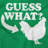 Познайте какво пилешко смешно саркастично мъжки графични тениски тийнейджъри Brisco марки 2x