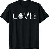 Любов - Смешна тениска за подарък за печене на кекс