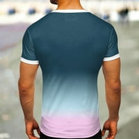 fvwitlyh персонализирани тениски Мъжки небрежни монтирани без ръкави от горни зелени