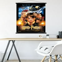 Хари Потър и Философският камък - плакат за стена с дървена магнитна рамка, 22.375 34